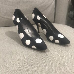 Paloma polka dot heels